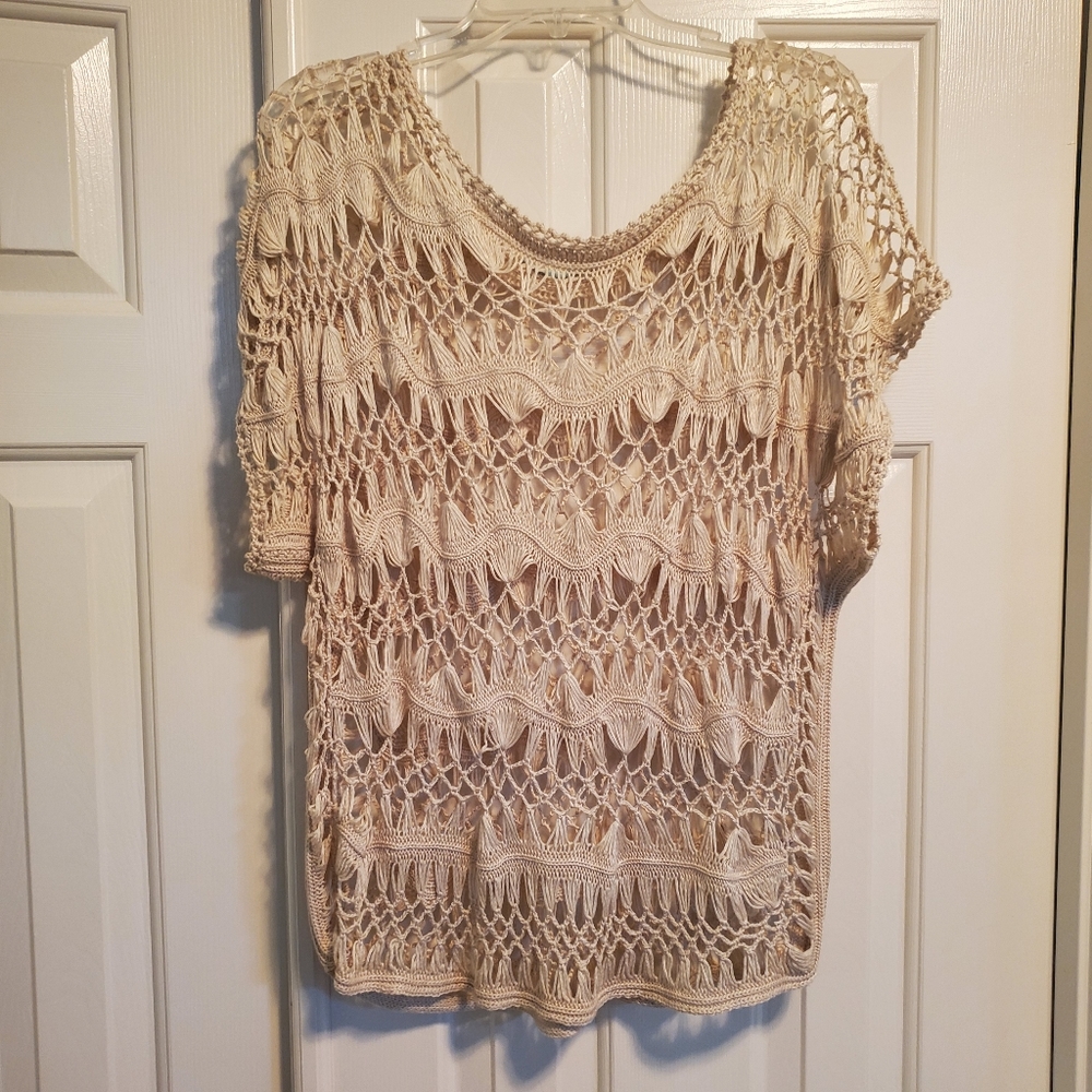 Maurices Women's Crochet Knit Top - XL